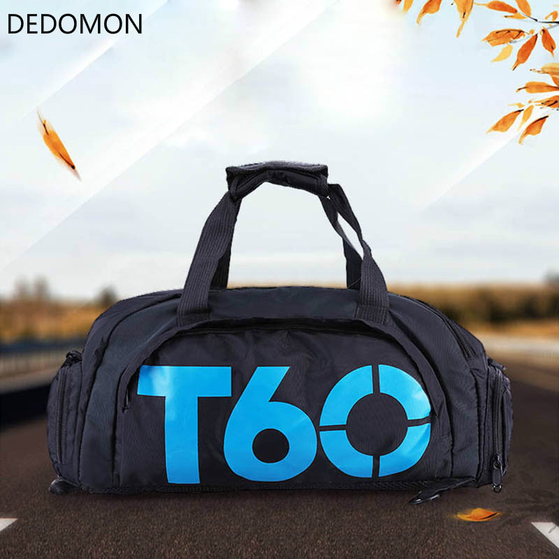 Brand New Men Sport Gym Bag Women Fitness Waterproof Outdoor Separate Space For Shoes pouch rucksack Hide Backpack sac de T60
