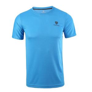 FANNAI Sport Shirt Men Tops Tees Running Shirts Mens Gym t Shirt Sports Fitness Jersey Quick Dry Fit camiseta running hombre
