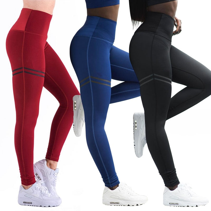 2019 Women Sport Pants Sexy Push Up Gym Sport Leggings Women Running Tights Skinny Joggers Pants Compression Gym Pants Soft