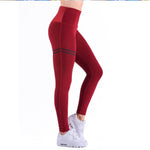 2019 Women Sport Pants Sexy Push Up Gym Sport Leggings Women Running Tights Skinny Joggers Pants Compression Gym Pants Soft