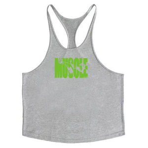 Muscleguys Cotton Gyms Tank Tops Men Sleeveless Tanktops For Boys Bodybuilding Clothing Undershirt Fitness Stringer Vest