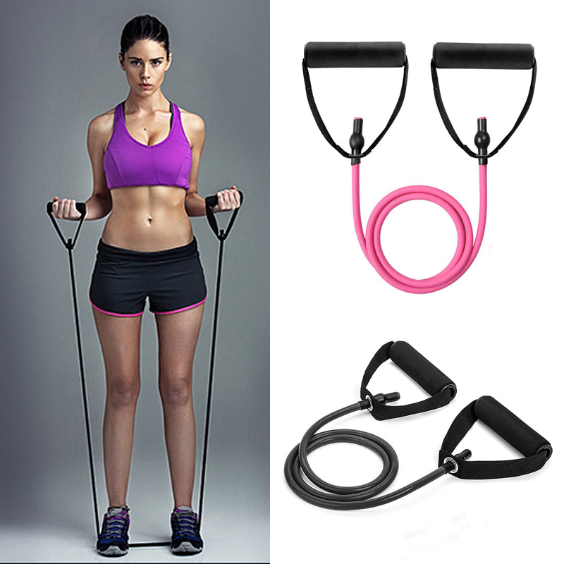 2019Pull Rope Fitness Resistance Bands Resistance Rope Exerciese Tubes Elastic Exercise Bands for Yoga Pilates  Gym Equipment