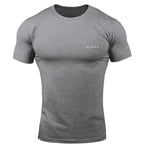 ALPHA 2018 New Brand Clothing Gyms Tight T-shirt Mens Fitness T-shirt Homme Gyms T Shirt Men Fitness Crossfit Summer Top Tees