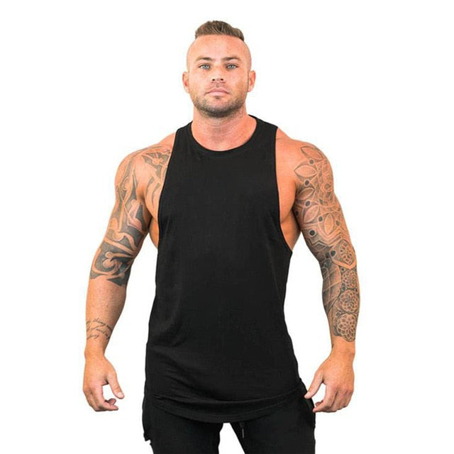 Skull Bodybuilding Stringer Tank Tops men Gyms Stringer Shirt Fitness Tank Top Men Gyms Clothing Cotton Vest hoodies