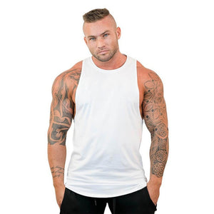 Skull Bodybuilding Stringer Tank Tops men Gyms Stringer Shirt Fitness Tank Top Men Gyms Clothing Cotton Vest hoodies
