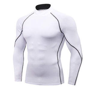 Hot Quick Dry Compression Sport Shirt men Running Fitness t Shirt Tight rashgard Soccer Basketball Jersey Gym Demix Sportswear